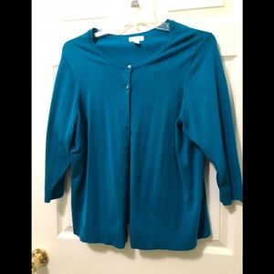 Woman’s Blue Sweater 2X